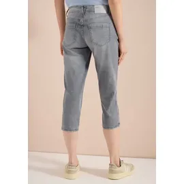 Cecil 3/4 Slim Leg Jeans im Casual Fit - Grau