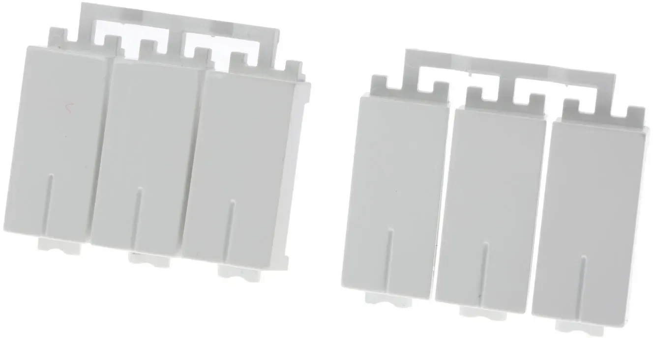 Tastensatz weiß, Tastenkamm aus 2x3 Tasten, kürzbar auf benötigte Anzahl (KD-00611300)