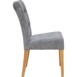 Home Affaire Polsterstuhl Queen (Set), 6 St., Feinstruktur, Esszimmerstuhl mit Knopfheftung, 2er, 4er oder 6er-Set
