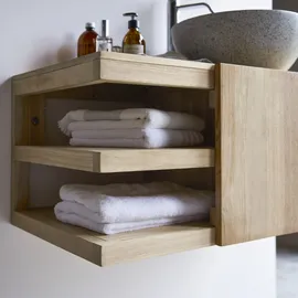 Tikamoon Waschtischunterschrank 90 x 0 x 0 cm Beige