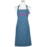 PAD Denim Küchenschürze 80x70cm glücklich pink