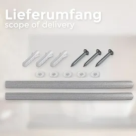 B.K.Licht Deckenlampe 1 rund 28,8 cm weiß
