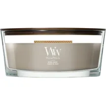 Woodwick Ellipse Wood Smoke Duftkerze 454 g grau