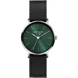 Jacob Jensen Damenuhr Titan Quarz Schwarz/Grün