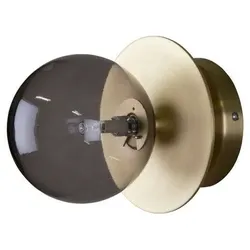 Globen Lighting - Art Deco Wand-/Deckenleuchte IP44 Smoke