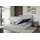 altdecor Boxspringbett mit H4 Matratze und Topper - 180 x 200 cm - BOXI8 - Hellgrau Samt - Polsterbett mit Bettkasten und Lattenrost, Bett mit Stau... - Hellgrau
