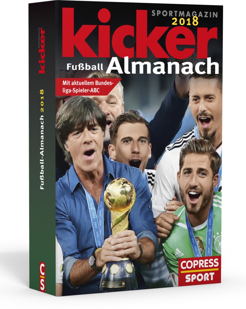 Copress Sport / Kicker Fußball-Almanach 2018 - Kicker Sportmagazin  Kartoniert (TB)