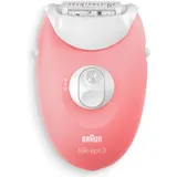 Braun Silk-épil 3-176 rosa/weiß
