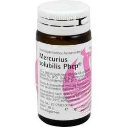 Mercurius solubilis Phcp
