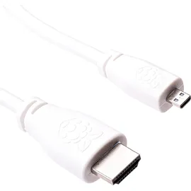 Raspberry RPI M-HDMI HDMI3 - Raspberry Pi® - Kabel, micro-HDMI auf HDMI, 2m, weiß