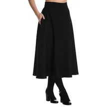 Banned Retro A-Linien-Rock Damen Schwarz XL