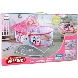 LeanToys 2-in-1-Schaukelbett mit Sound und Vibration