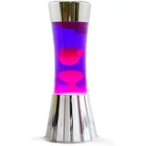 i-Total - Flüssige Lavalampe 40 CM (Lila Rosa Gravity Silber)