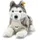 Steiff Husky Bernie 33 cm Weiß/Grau