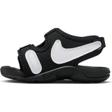 Nike Sunray Adjust 6 Sneaker, Black White, 29.5