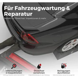 GENTOR WERKTHOR Auffahrrampen [2er Set] - für PKW bis 5t - Hochbelastbare Rampe Auto Wohnmobil,