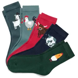 Tchibo - 5 Kinder-Socken - Dunkelblau - Kinder - Gr.: 23-26 - blau - 23-26