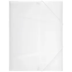 Pagna Gummizugmappe A4, 3 Klappen, Trend, transparent