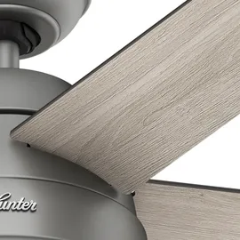 Hunter Stile 117 cm Deckenventilator Silber