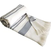 FRAMSOHN Boho Living Hamamtuch 100 x 180 cm grau