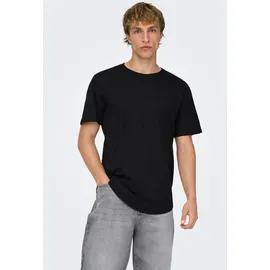 Only & Sons ONSMATT LONGY SS TEE 3-PACK schwarz M