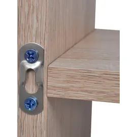 vidaXL Hängeregal 8 Fächer 0 x 0 x 0 cm Braun