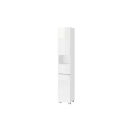 VASAGLE Hochschrank 30 x 30 x 170 cm Weiß Holz, MDF