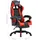 vidaXL Gaming-Stuhl mit Fußstütze Rot und Schwarz