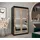 abiks möbel Schwebetürenschrank Promo 120 x 200 x 62 cm Schwarz