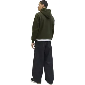 JACK & JONES Hoodie mit Label-Print Modell 'SOHO', Beige XXL