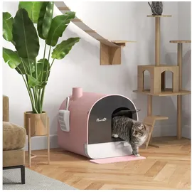 PawHut Katzentoilette 43 x 44 x 47 cm Rosa