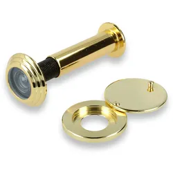 MS Beschläge Gold Optik Sicherheits-Türblick Feuerschutz Türspion TS 55-80mm Türsicherheit
