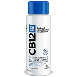 Cb12 Mundspülung: Mundwasser mit Zinkacetat & Chlorhexidin gegen schlechten Atem Mundgeruch 500 ml 500 ml Mundwasser