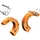 Layher Finger 48 mm Paar, orange Kpl
