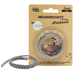 Mückenschutz Armband Pu-leder Grau Kda