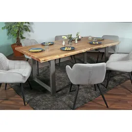 Sam CALI 220 x 77 x 100 cm naturbelassen Akazie beige