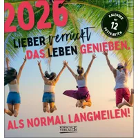 Korsch Verlag Lieber verrückt das Leben genießen 2026