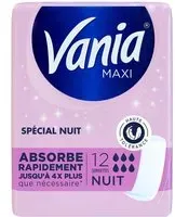 Vania® MAXI Serviettes Hygiéniques Nuit Serviette hygienique 12 pc(s)