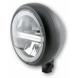 Highsider 5 3/4 Zoll LED-Scheinwerfer Pecos Typ 6 mit TFL Schwarz Matt
