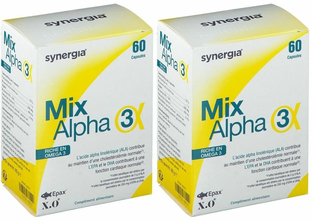 Synergia Mix-Alpha 3 2x60 pc(s) capsule(s)