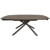 Natur24 Esstisch Ausziehtisch Yodalia 130 x 100 x 77 cm Keramik, Glas Esszimmer