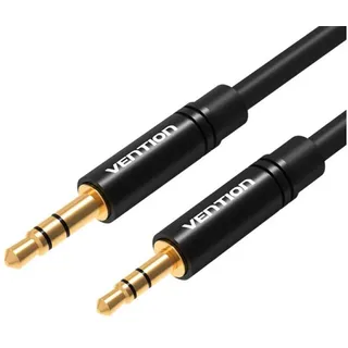 Vention Audio-Kabel - Audio Miniklinke 3,5mm auf 2,5mm AUX - 0,5m Kabellänge (schwarz)