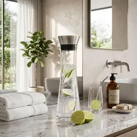 Hi Wasserkaraffe mit Ausgießer Transparent 1,2 L