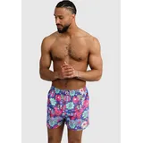 Lousy Livin Boxershorts Butterfly & pink/ blau/ gelb/ lila L 2er Pack