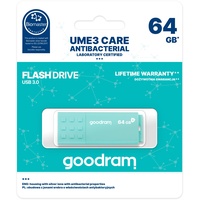 GoodRam UME3 CARE türkis 64GB USB-A 3.0 (UME3-0640CRR11)