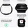 Apple Watch Series 10 GPS 42 mm Aluminiumgehäuse diamantschwarz Sport Loop tinte