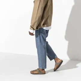 Birkenstock Gizeh Birko-Flor Nubuk stone 43