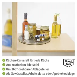 Wenko Schrankrondell Uno Edelstahl Rostfrei