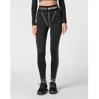 Plein Sport Damen, Tight Leggins, schwarz M