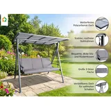 prestige home living outdoor Hollywoodschaukel Grau 3-Sitzer